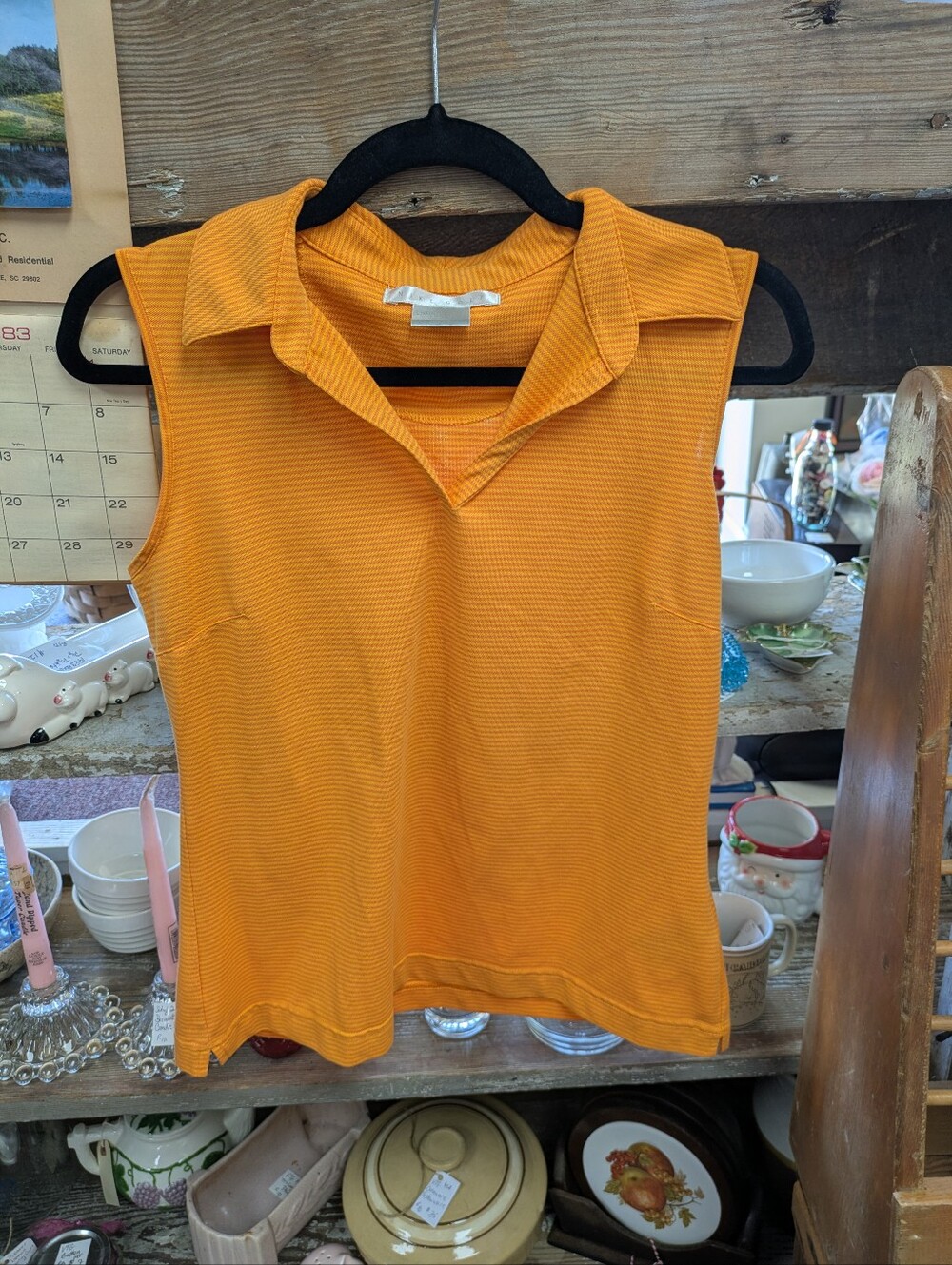 Nike Golf Orange Collared Polo Shirt